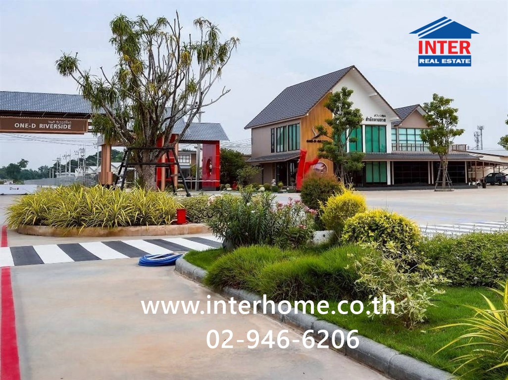 Townhouse, 1 floor, 40.9 sq m, Decano Village, Japanese house, near Wat Pa Mahachai, Rama 2 Road, Soi Wat Klang Road. Mueang Samut Songkhram, Samut Songkhram