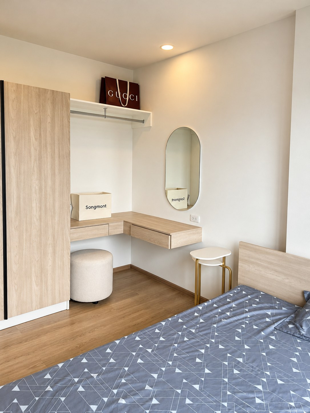 For rent, Essent Ville, Surat Thani, 1 bedroom, 32 sq m, 19th floor, city view, ready to move in. – รูปที่ 3