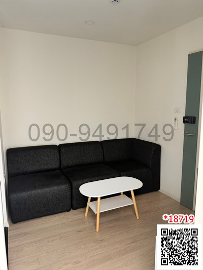 For rent: I Condo Green Space Sukhumvit 77, Building A, Phase 2, size 1 bedroom, beautifully decorated room. Ready to move in, near Robinson Lat Krabang.