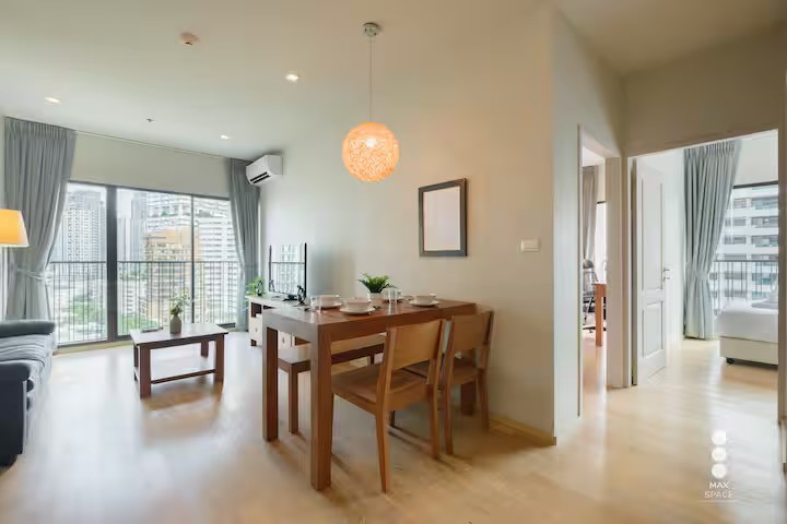 2 bedrooms condo near BTS Phromphong for rent, fancy decoration and very close to Emquatier, Emsphere – รูปที่ 4