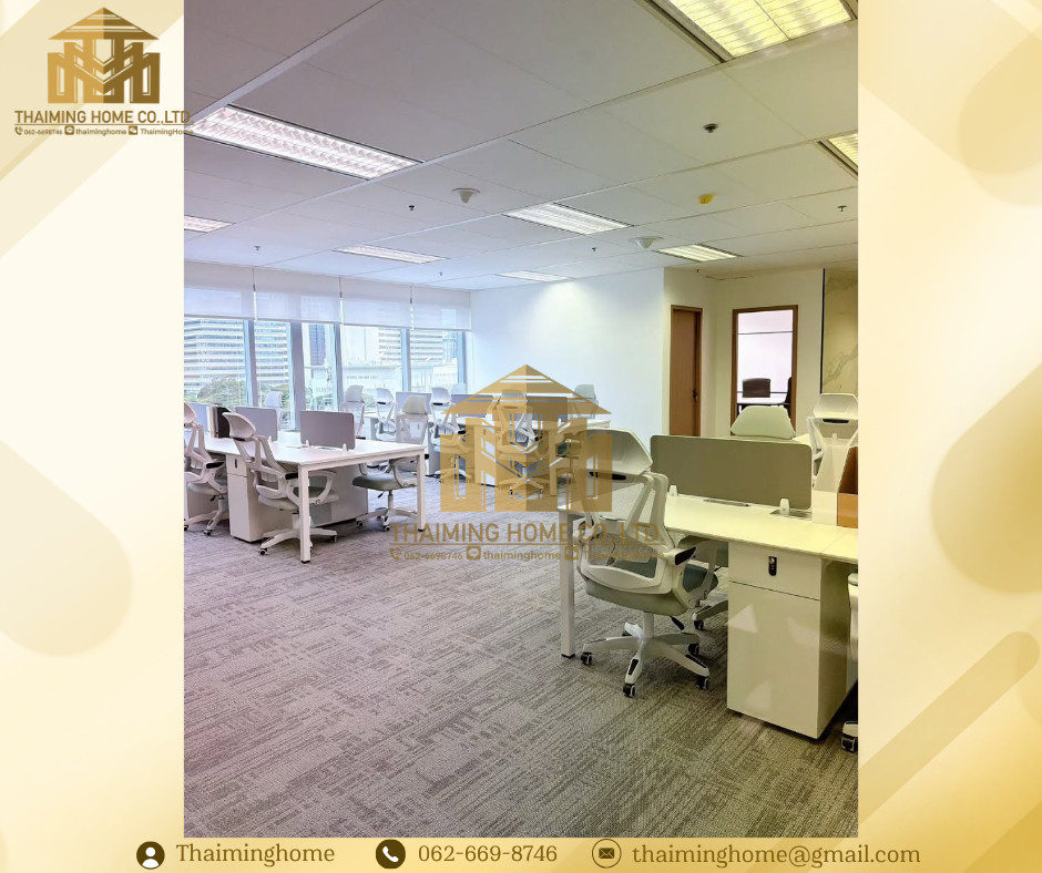 Office for rent, office 142 sq m., with furniture, Lumpini, near Ploenchit BTS, Chidlom, Nana (TO8-4226) – รูปที่ 2