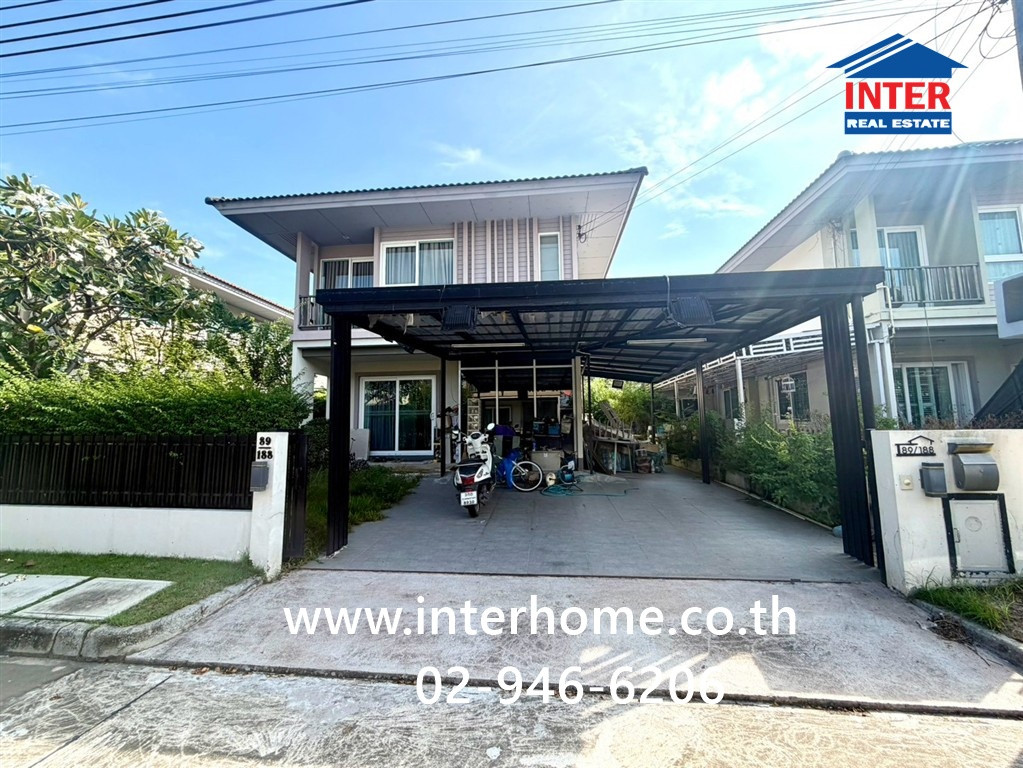 บ้านเดี่ยว 2 ชั้น 50 ตร.ว. หมู่บ้านคณาสิริบางนา ใกล้มหาวิทยาลัยเอแบค ซอยเอแบคบางนา ถนนบางนา-ตราด กม.26 บางบ่อ สมุทรปราการ 