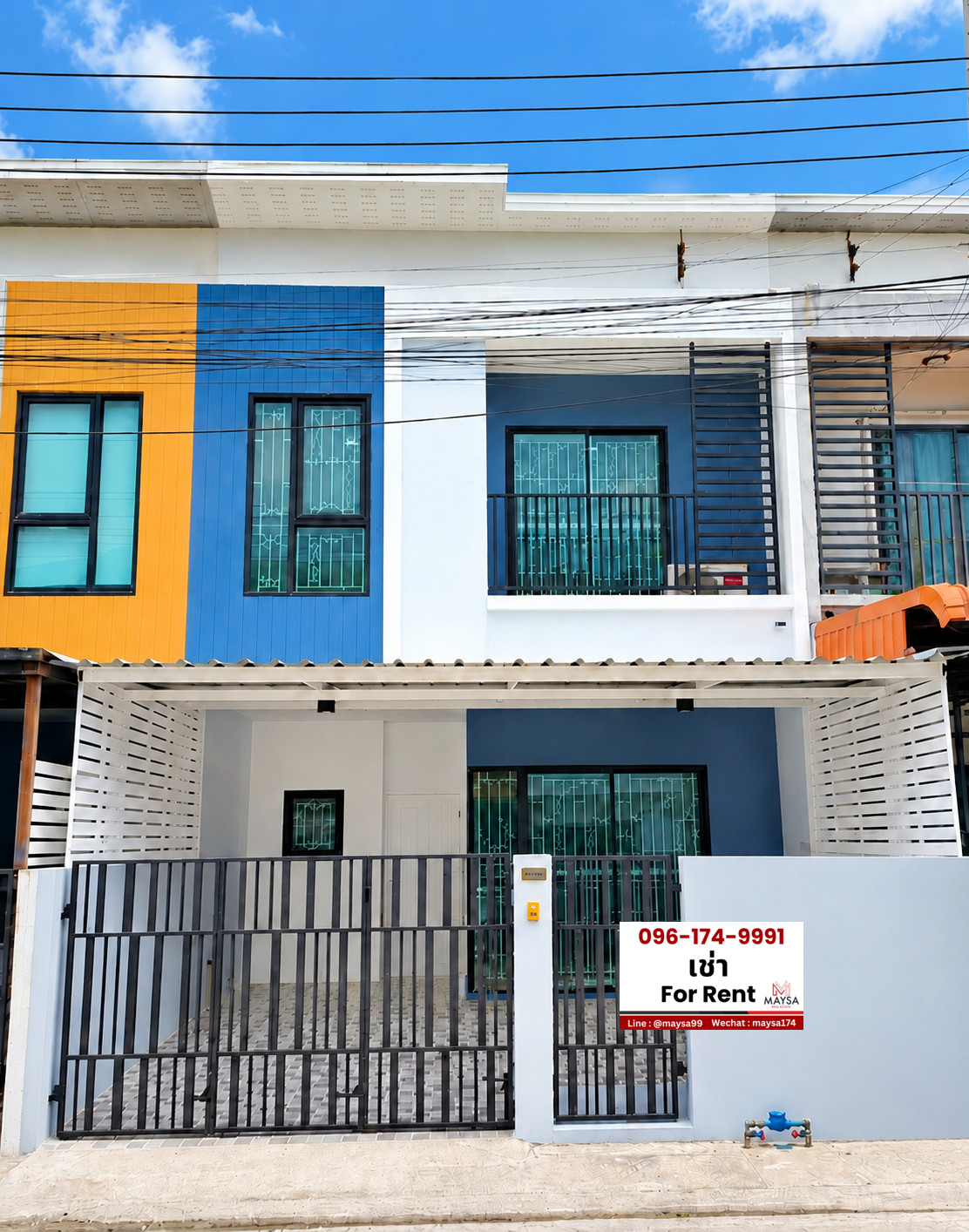 🏡 Beautiful house for rent Renovated the whole house, 18000 baht per month (Code 27628) 🎉 Near Mega Bangna 5 km. Vacant house ready to move in ✅✅