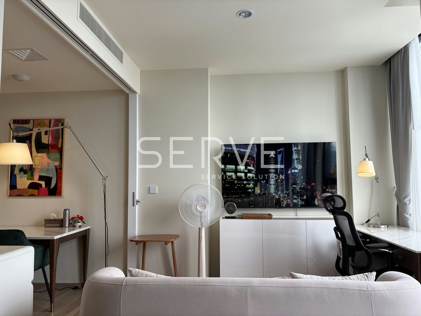Nice Room & Nice View 1 Bed 33.17 sq.m. High Fl. 25+ Good Location BTS Thong Lo at Noble Form Thonglor Condo / For Rent – รูปที่ 2