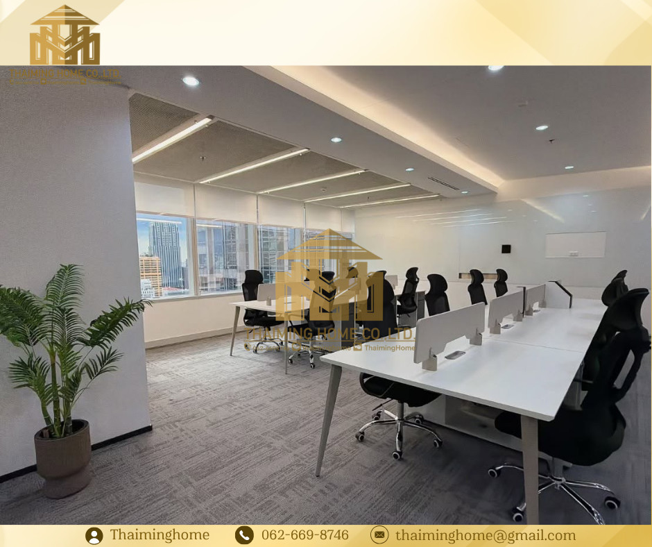 Office for rent, office 138 sq m., with furniture, Lumpini, near Ploenchit BTS, Chidlom, Nana (TO8-4426) – รูปที่ 2