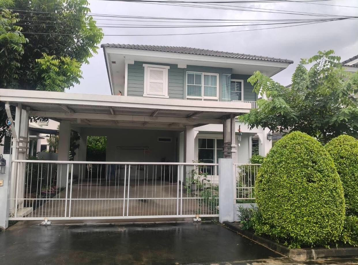 2-story detached house for sale, Villaggio Village, Rangsit Khlong 3, cheapest, good location.