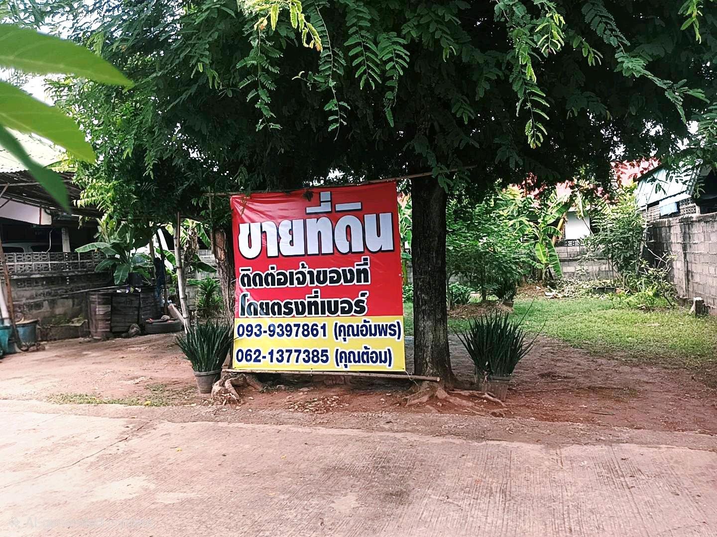 🏡 Land for sale 52 square wah — Khok Sung, Nakhon Ratchasima | 💰 Selling for only 500,000 baht