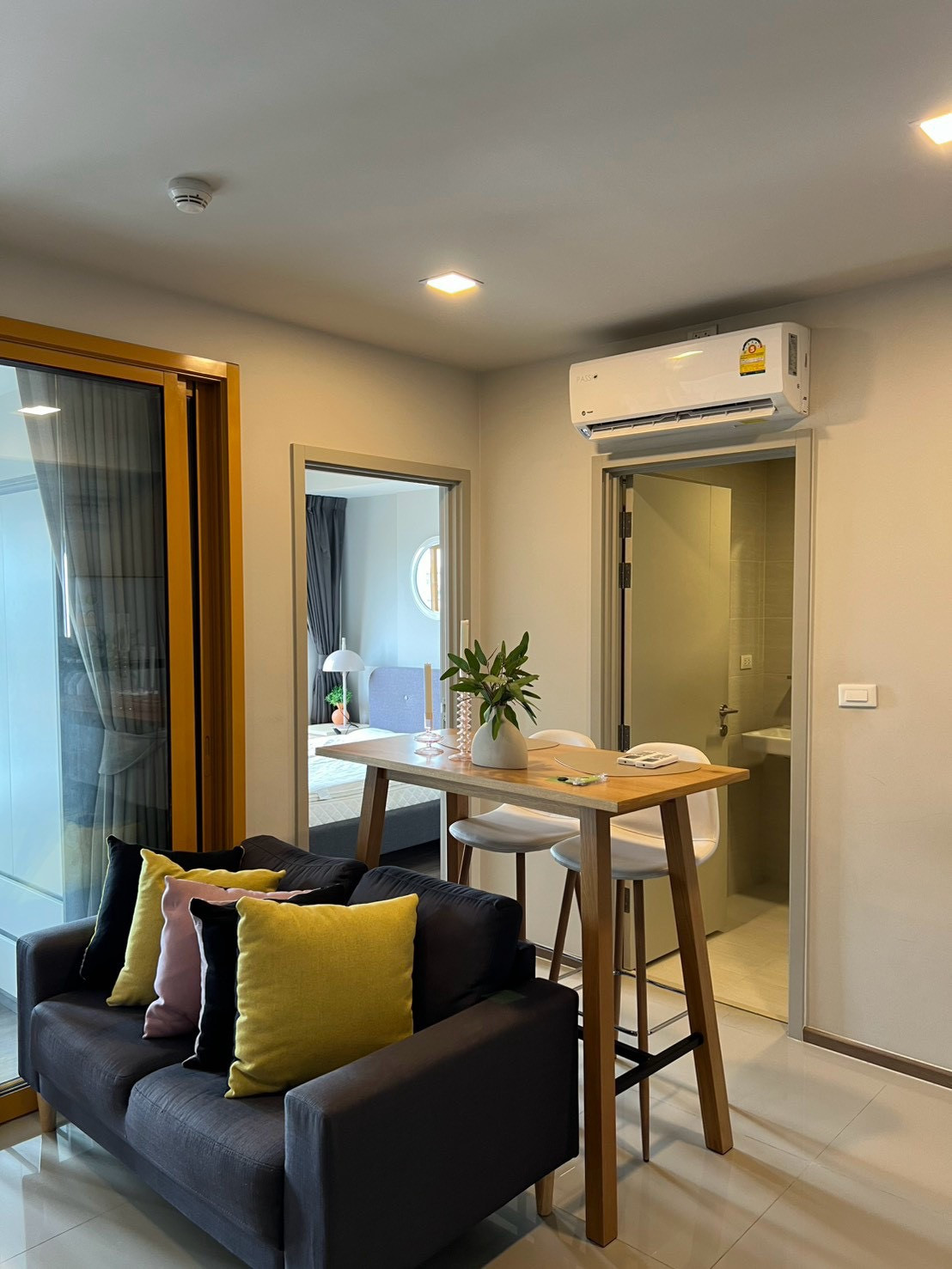 🏢 ให้เช่า The Base Sukhumvit 50 ✨ เดอะ เบส สุขุมวิท 50💰 ค่าเช่า 16,000 บาท/เดือน• 2 ห้องนอน 1 ห้องน้ำ • ขนาด 35 ตร.ม. • ชั้น 8 • อาคาร B – รูปที่ 3