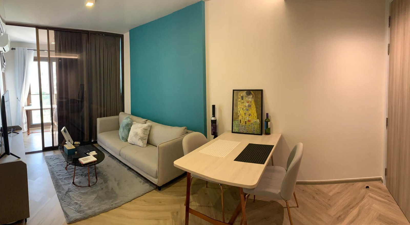 Condo for rent, has a work room, good price, Thonglor view, corner room, Chapter Thonglor25 – รูปที่ 2