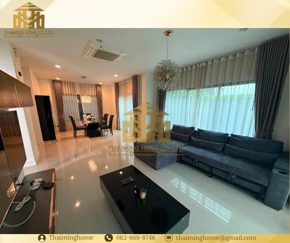 ให้เช่า บ้านเดี่ยว 2ชั้น เศรษฐสิริ กรุงเทพกรีฑา 3ห้องนอน 3ห้องน้ำ (TH8-10126) – รูปที่ 4