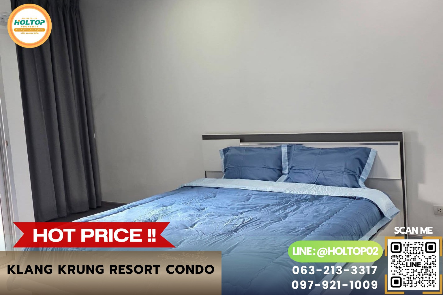 #R10973 ให้เช่าคอนโด Klang Krung Resort Condo #R10973 ให้เช่าคอนโด Klang Krung Resort Condo