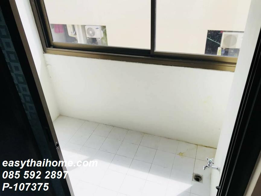 P-107375 — For Sale with Tenant: Ratchada City Condo Ratchada Near MRT Sutthisan. 9th Floor, Studio Unit 1 Bathroom. Fully Furnished with New Aircon. Perfect for Investment. 085-592-2897 Line: @easythaihome  – รูปที่ 2