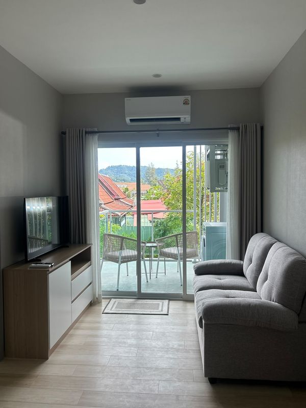 Serene 1-Bed Coastal Condo | Onsen, Lazy Pool & Steam Room 400m from Nai Yang Beach (THB 35K/mo)