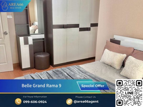 📍ปล่อยเช่าคอนโดน่าอยู่❗️ทำเลดี ห้องน่าอยู่ พร้อมให้คุณนัดชม Belle Grand Rama 9