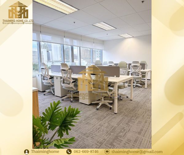ให้เช่าสำนักงาน ออฟฟิศ 142 ตรม. พร้อมเฟอร์นิเจอร์ ลุมพินี ใก้รถไฟฟ้าเพลินจิต ชิดลม นานา (TO8-4226) 