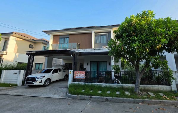 ให้เช่า บ้านเดี่ยวสวยพร้อมอยู่ เซนโทร อ่อนนุช-สุวรรณภูมิ. ถ. กิ่งแก้ว 37 ราคาเช่า: 45,000 บาท / เดือน (ราคาต่อรองได้)