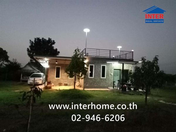 Land + house, 1 floor, 1 rai 200 sq m. Land + house near Dan Chang Wittaya School, Suphanburi, Kra Siew Dam, Soi 1 Tai, Phra That Mahaprom Road, Dan Chang, Suphan Buri.