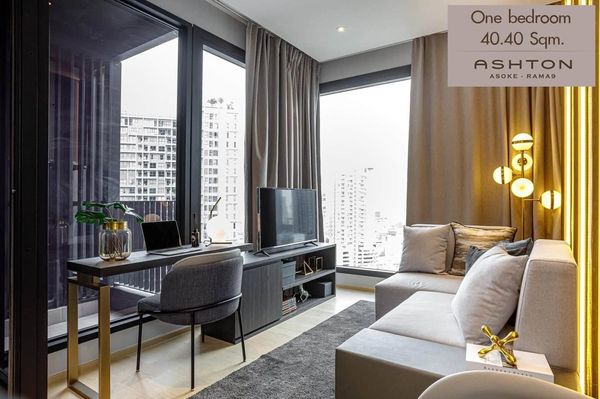 ให้เช่า Ashton Asoke-Rama 9  1 Bedroom, 1 Bathroom | 40 ตร.ม.