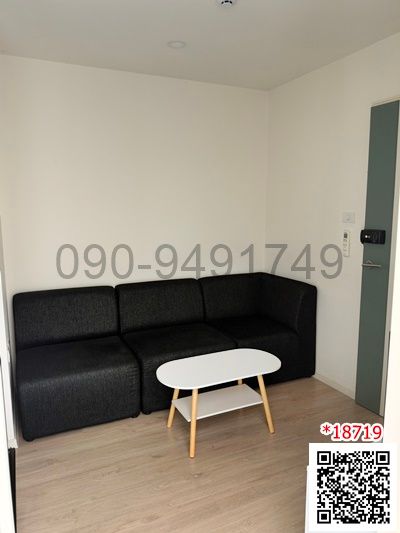 For rent: I Condo Green Space Sukhumvit 77, Building A, Phase 2, size 1 bedroom, beautifully decorated room. Ready to move in, near Robinson Lat Krabang.