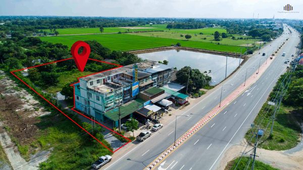 2 Rai 1 Ngan 82 sq. wah on Highway 3264 (Don Chedi - Sa Krachom), Suphan Buri. Beautiful layout, perfect for business development and investment! 