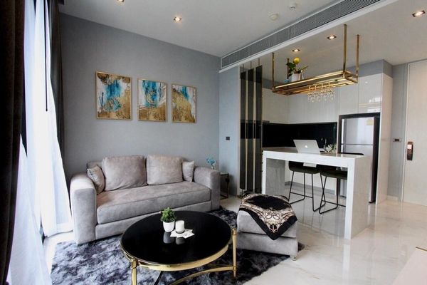 🔥 For Rent !! Pet friendly !! 🔥Canapaya Residences, 1 bedroom, 1 bathroom, high floor 16++, Spacious balcony, Modern style !! Code C20221204152 furnished, ready to move in📣📣 