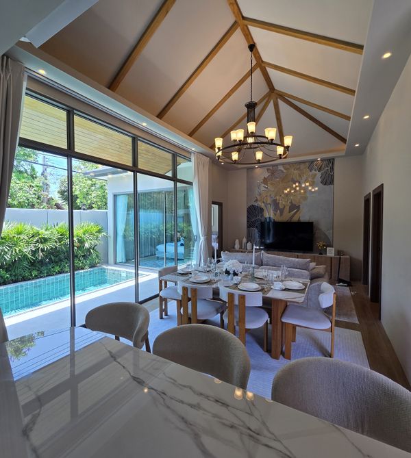 Contemporary 4-Bed Pool Villa | Vaulted Ceilings & Private Pool in Rawai (THB 13.9M)