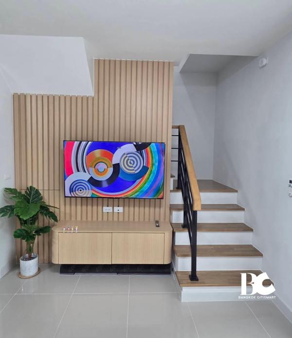 ให้เช่าทาวน์โฮม 3 ห้องนอน 110 ตร.ม. ใกล้รพ.ปริ้นซ์ สุวรรณภูมิ | Pleno Sukhumvit-Bangna 3 | 36,000 บาท/เดือน