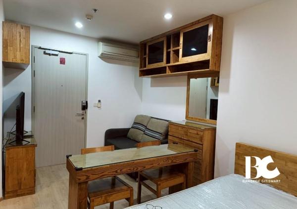 ให้เช่า Studio 24 ตร.ม. ใกล้ MRT สามย่าน และจุฬาฯ | Ideo Q Chula-Samyan | 19,000 บาท/เดือน