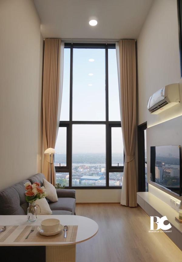 ให้เช่า 1 Bedroom Plus Vertiplex 35.17 ตร.ม. ฝ้าสูง 4.4 ม. พระราม 4 | LIFE Rama 4 - Asoke | 45,000 บาท/เดือน
