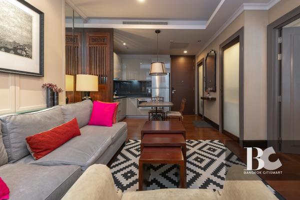 ให้เช่า 1 Bed 55 ตร.ม. ฝ้าสูง 3 ม. ใกล้ Market Place ทองหล่อ 4 | Quattro by Sansiri | 48,000 บาท/เดือน