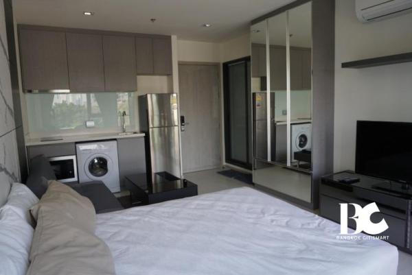 ให้เช่า Studio 24 ตร.ม. งบ 15,000 ใกล้ร.ร.นานาชาติ Trinity | RHYTHM Sukhumvit 36-38 | 15,000 บาท/เดือน