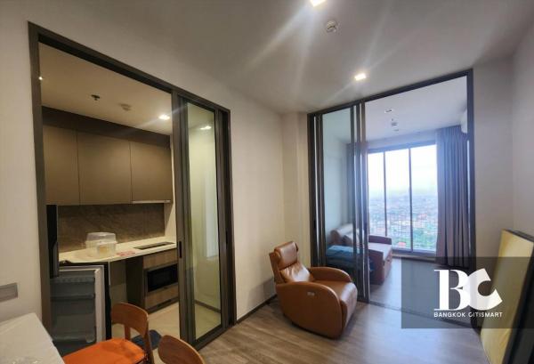 ให้เช่า 1 Bedroom Plus 44.29 ตร.ม. ฝ้าสูง 3 ม. ใกล้ Capella | RHYTHM Charoenkrung | 35,000 บาท/เดือน