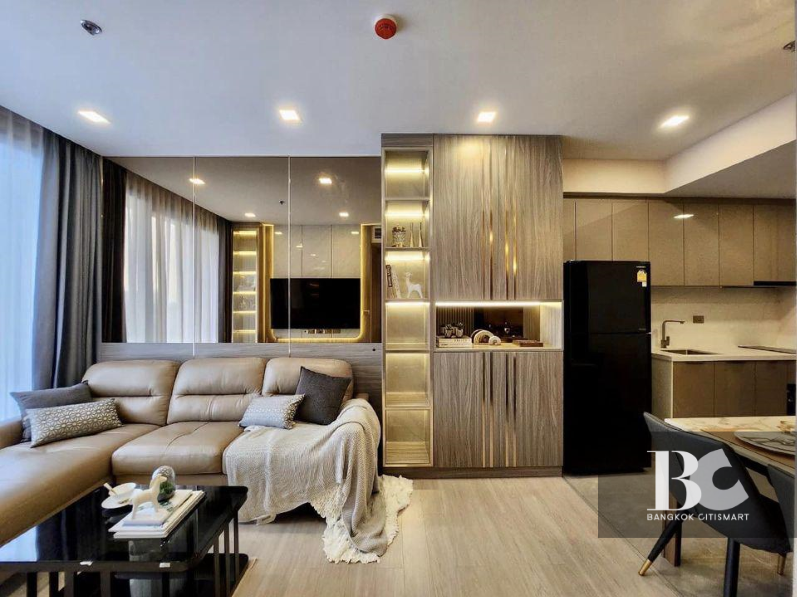 ให้เช่า 2 Bed 2 Bath 58 ตร.ม. ฝ้าสูง 2.7 ม. ใกล้ Nue District R9 | One 9 Five Asoke-Rama 9 | 52,000 บาท/เดือน – รูปที่ 4