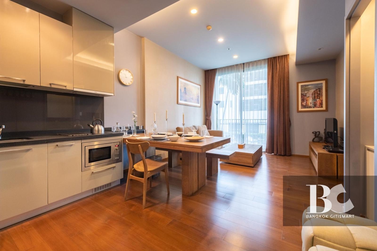ให้เช่า 1 Bed 53 ตร.ม. ฝ้าสูง 3 ม. ใกล้ MAZE ทองหล่อ | Quattro by Sansiri | 55,000 บาท/เดือน – รูปที่ 3