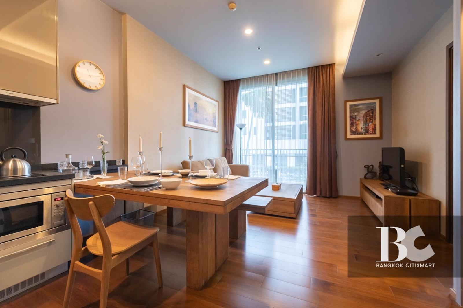 ให้เช่า 1 Bed 53 ตร.ม. ฝ้าสูง 3 ม. ใกล้ MAZE ทองหล่อ | Quattro by Sansiri | 55,000 บาท/เดือน – รูปที่ 4