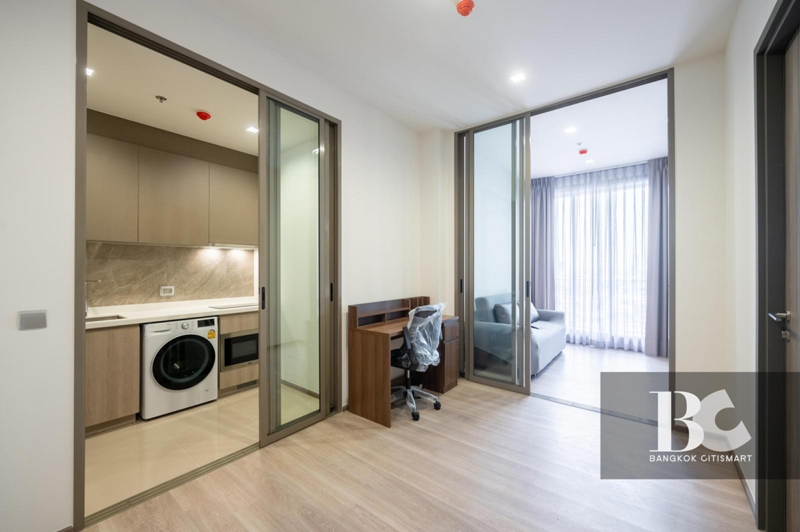 ให้เช่า 1 Bedroom Plus 44.29 ตร.ม. ฝ้าสูง 3 ม. ใกล้ Asiatique | RHYTHM Charoenkrung | 30,000 บาท/เดือน – รูปที่ 3