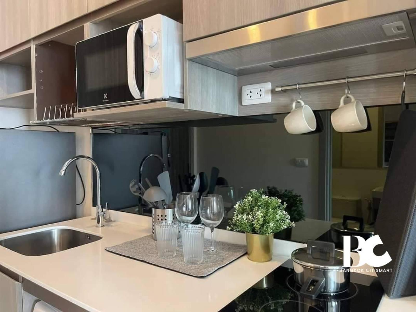 ให้เช่า 1 Bed 26 ตร.ม. ฝ้าสูง 3 ม. งบ 18,000 อ่อนนุช | Knightsbridge Prime Onnut | 18,000 บาท/เดือน