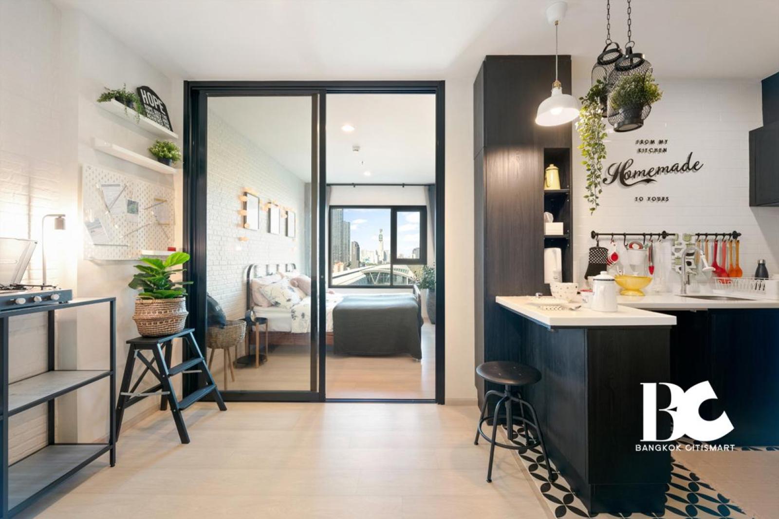ให้เช่า 1 Bedroom Plus 35.78 ตร.ม. งบ 20,000 ใกล้ Singha Complex | Life Asoke | 20,000 บาท/เดือน – รูปที่ 3