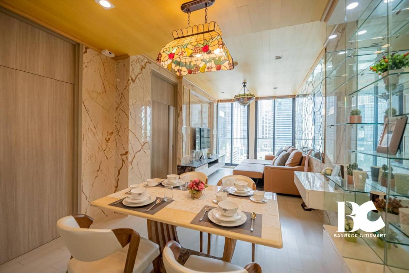 ให้เช่า 1 Bed 60 ตร.ม. ลิฟต์ส่วนตัว Skywalk ถึง BTS เพลินจิต | Noble Ploenchit | 65,000 บาท/เดือน – รูปที่ 3