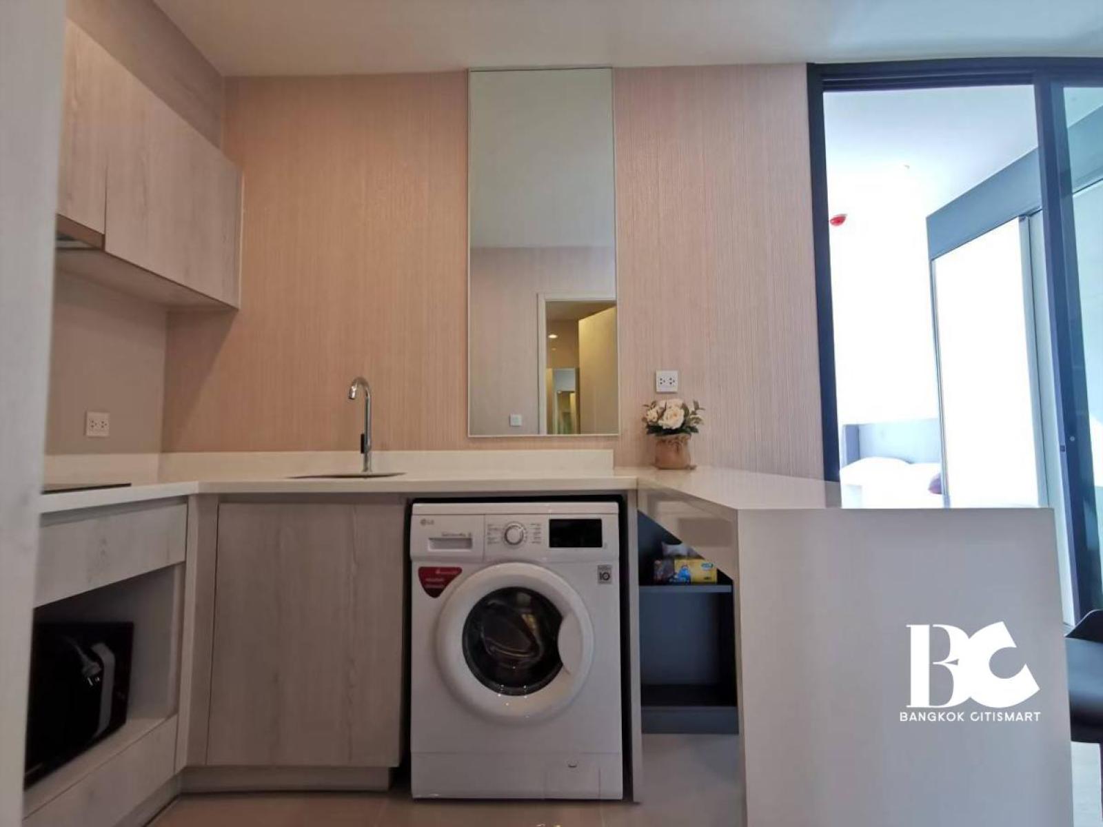 ให้เช่า 1 Bedroom Plus 35.41 ตร.ม. ใกล้ Metro Mall MRT เพชรบุรี | Life Asoke | 21,000 บาท/เดือน – รูปที่ 4