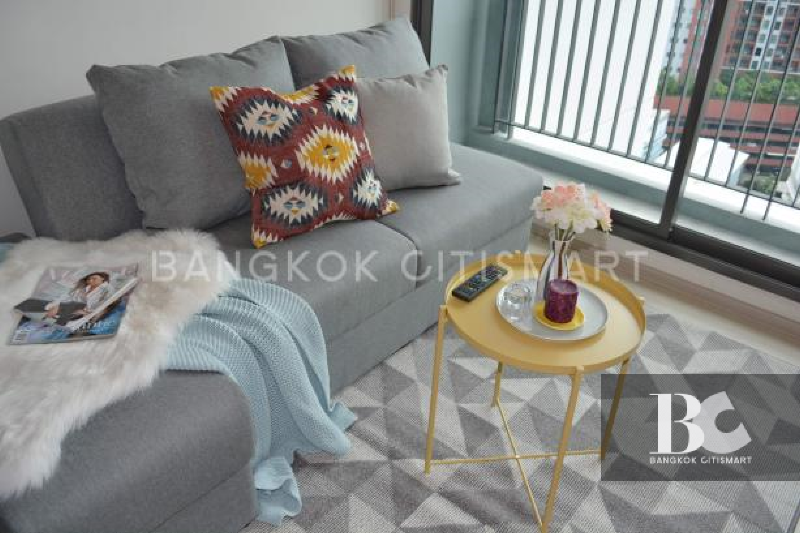 ให้เช่า 1 Bedroom Plus 40.42 ตร.ม. แบบ Plus ใหญ่สุด ใกล้ BTS พระโขนง | Life Sukhumvit 48 | 21,000 บาท/เดือน