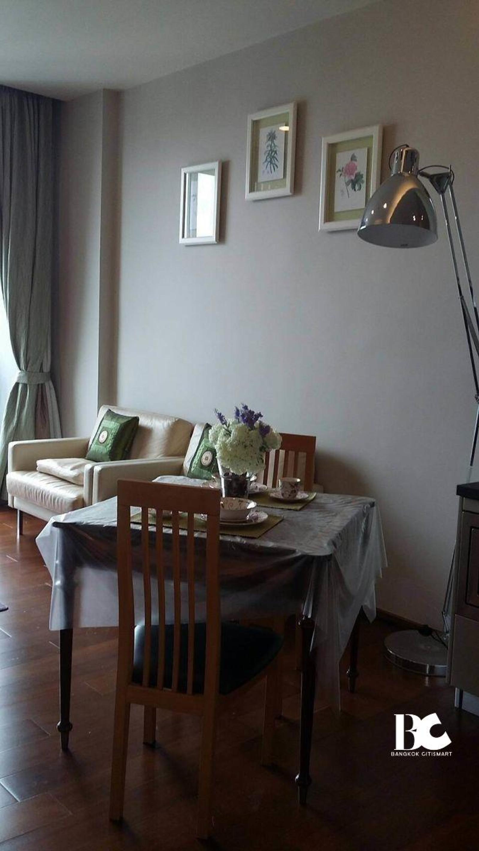 ให้เช่า 1 Bed 54.5 ตร.ม. ฝ้าสูง 3 ม. ใกล้ Market Place ทองหล่อ | Quattro by Sansiri | 48,000 บาท/เดือน – รูปที่ 4