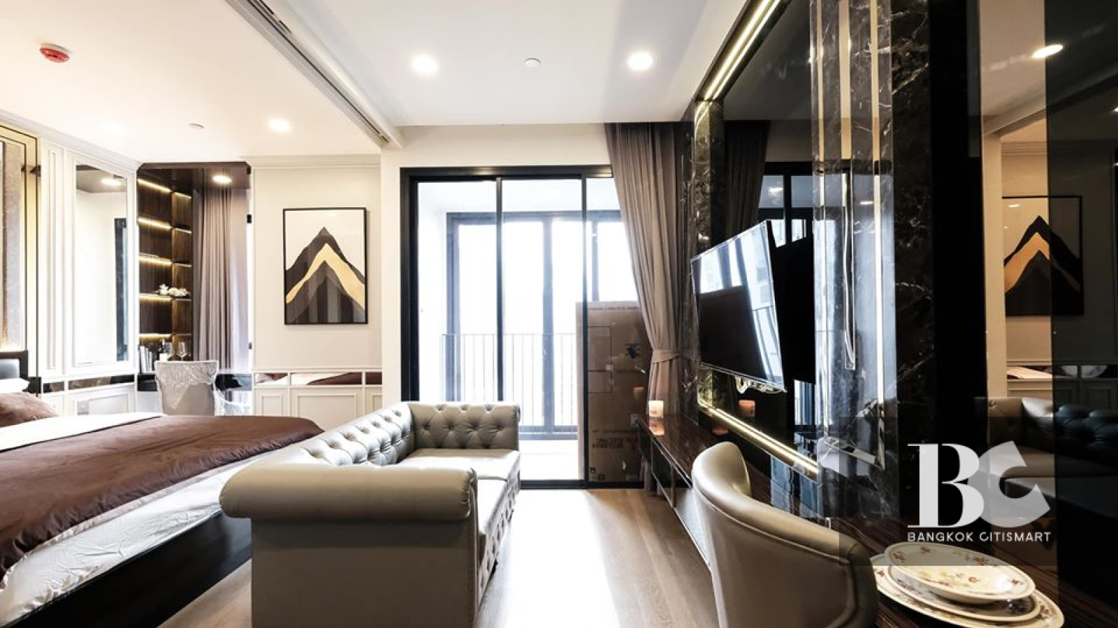 ให้เช่า 1 Bed 34.5 ตร.ม. ฝ้าสูง 2.7 ม. ใกล้ MRT สามย่าน | Ashton Chula-Silom | 32,500 บาท/เดือน – รูปที่ 3