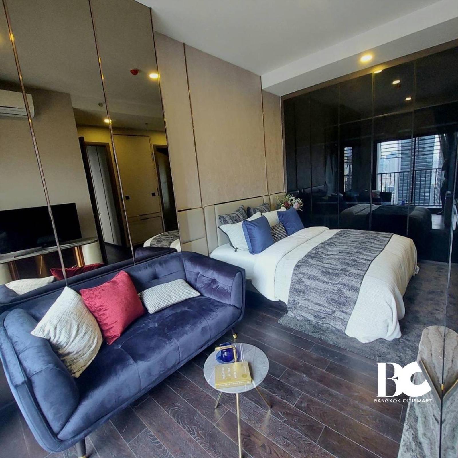 For rent, 2 Bed 2 Bath, 62 sq m, ceiling height 3 m., near DONKI Mall Thonglor | Park Origin Thonglor | 78,000 baht/month – รูปที่ 4