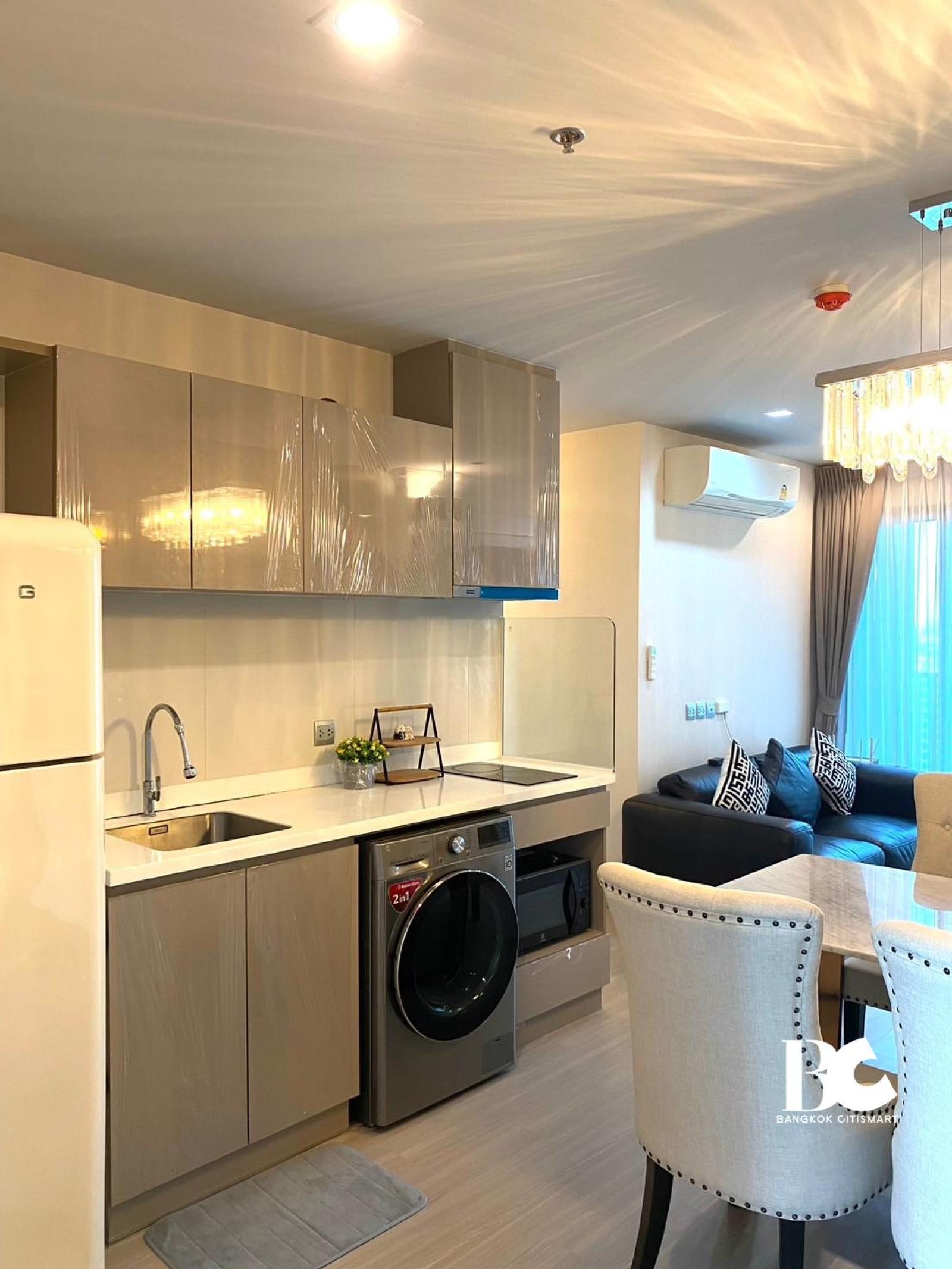 ให้เช่า 2 Bed 2 Bath 54.5 ตร.ม. ใกล้ร.ร.หอวัง ห้าแยกลาดพร้าว | Life Ladprao | 40,000 บาท/เดือน