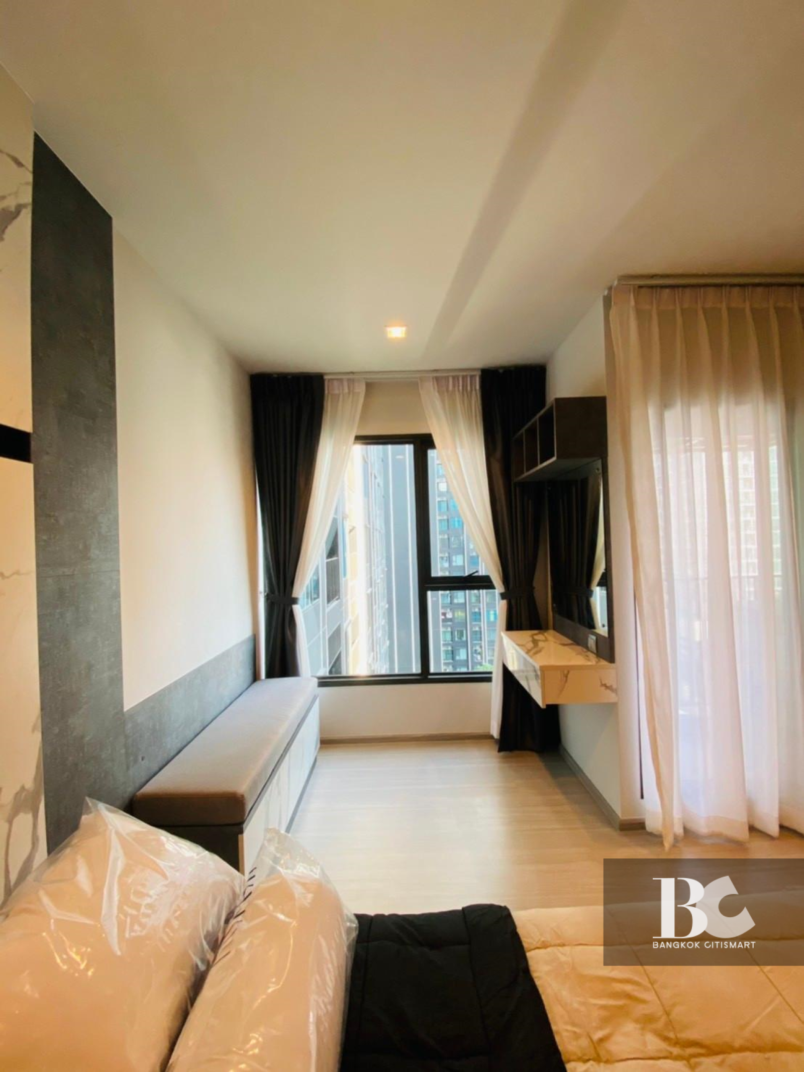 Studio for rent, 25 sq m, budget 17,000, near Central Rama 9 | Life Asoke-Rama 9 | 17,000 baht/month – รูปที่ 3