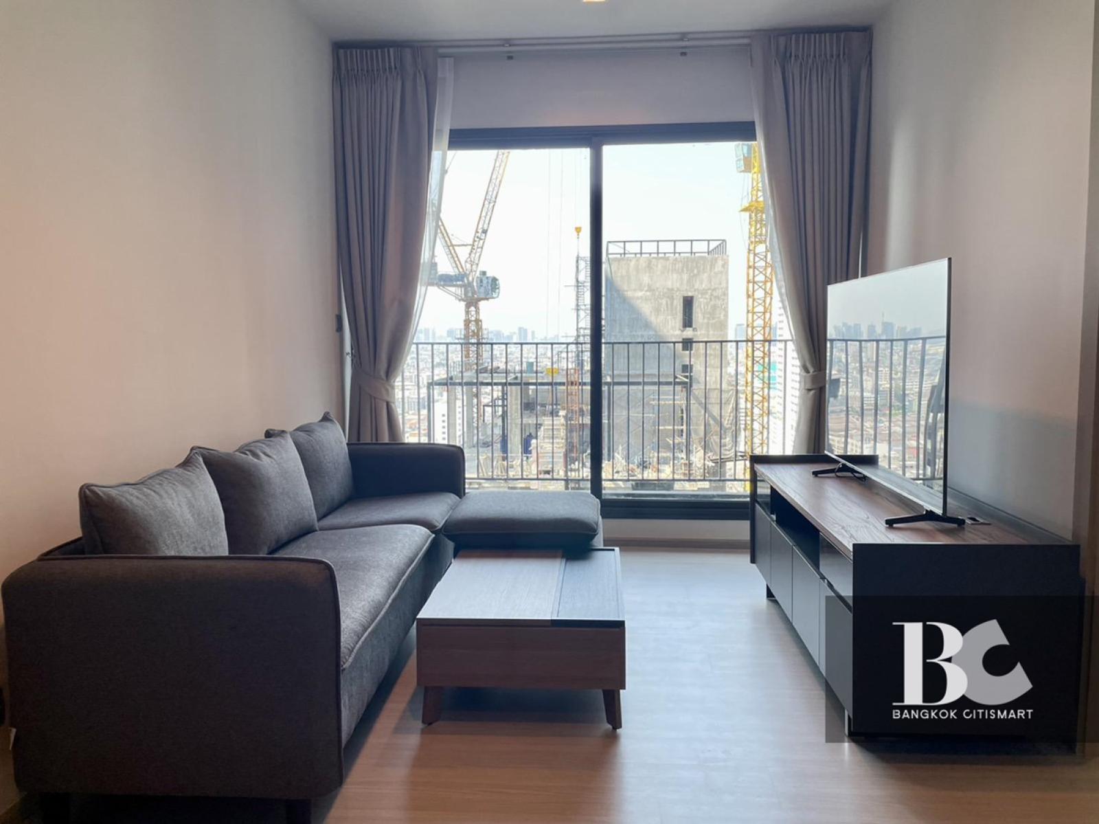 ให้เช่า 2 Bed 2 Bath 58.59 ตร.ม. ใกล้ G Tower MRT พระราม 9 | Life Asoke-Rama 9 | 35,000 บาท/เดือน – รูปที่ 3
