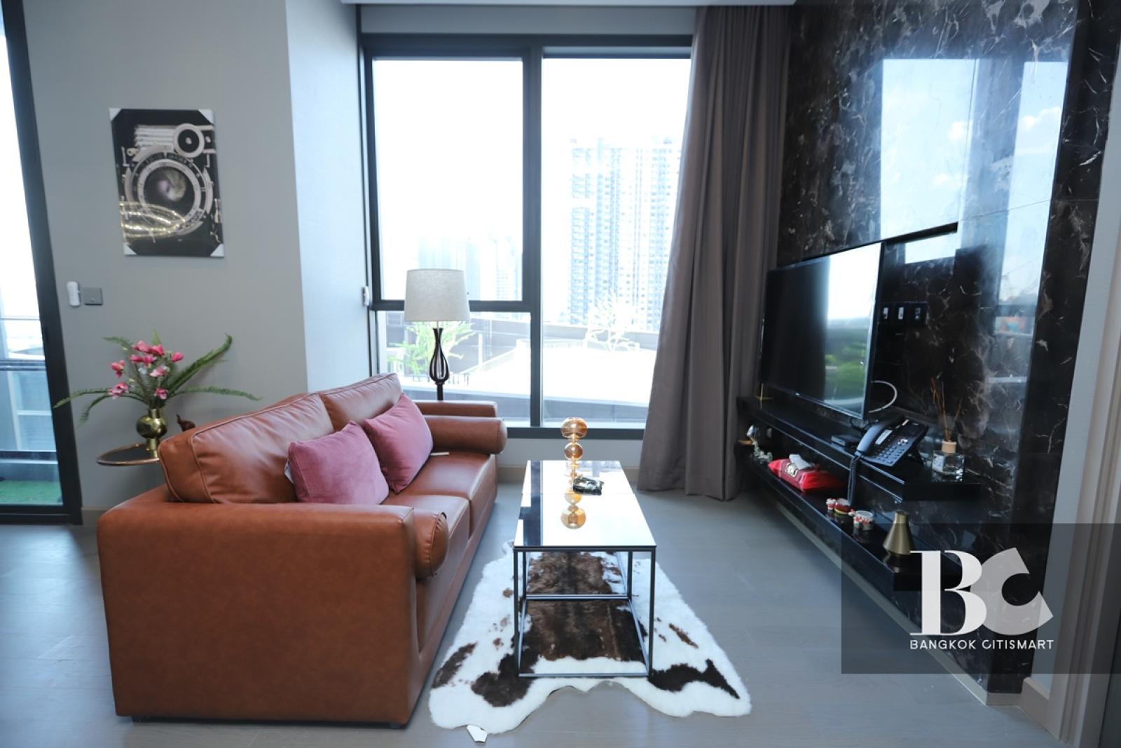 For rent, 1 Bed, 47 sq m, ceiling height 3 m, connected to MRT Phetchaburi | THE ESSE at SINGHA COMPLEX | 50,000 baht/month – รูปที่ 4