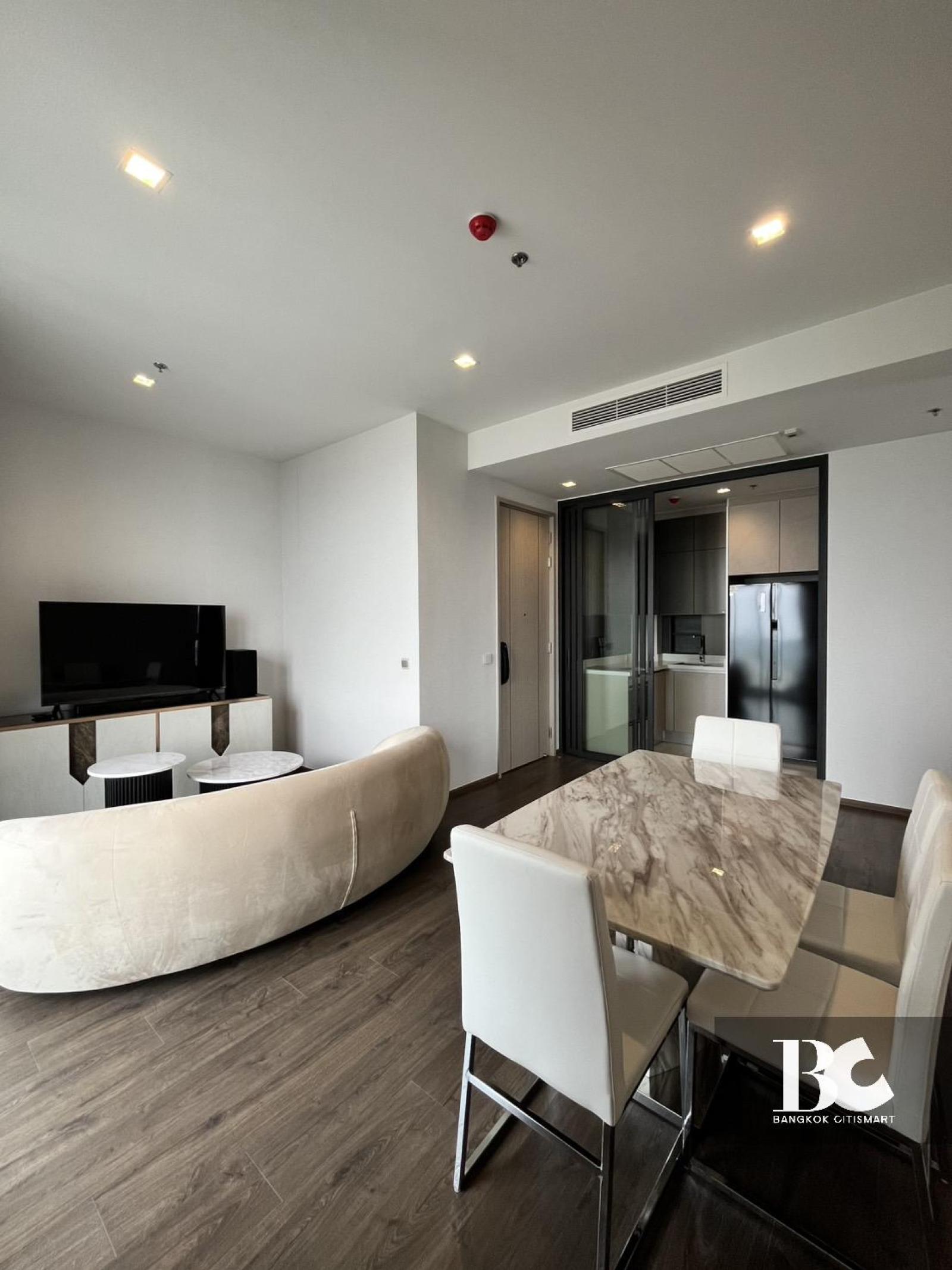 ให้เช่า 2 Bed 2 Bath 68.5 ตร.ม. ฝ้าสูง 3 ม. ใกล้จุฬาฯ | The Address Siam-Ratchathewi | 53,000 บาท/เดือน