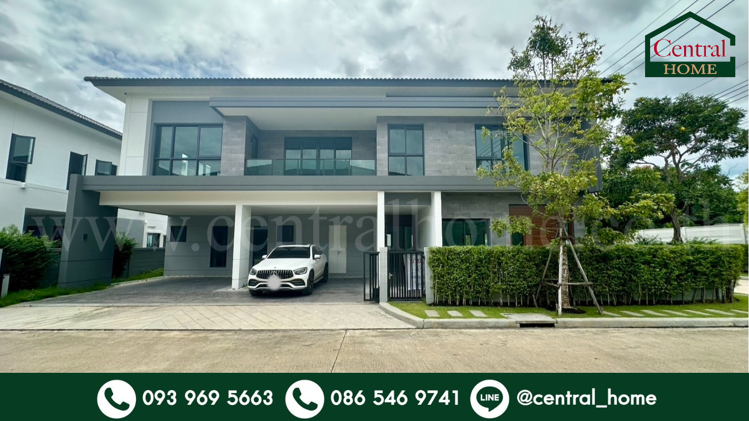 Single house, The City Rama 5 - Nakhon In, corner house, never lived in.